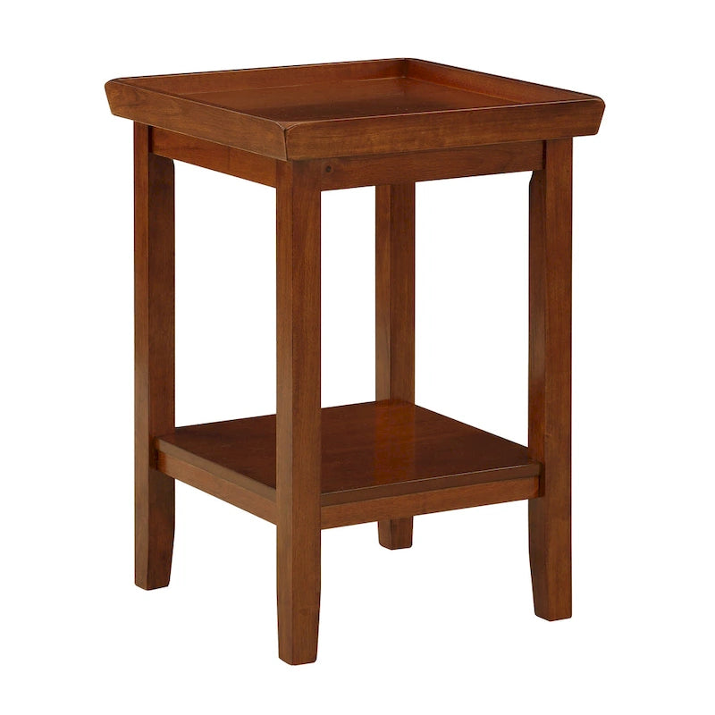 Table d'appoint avec étagère