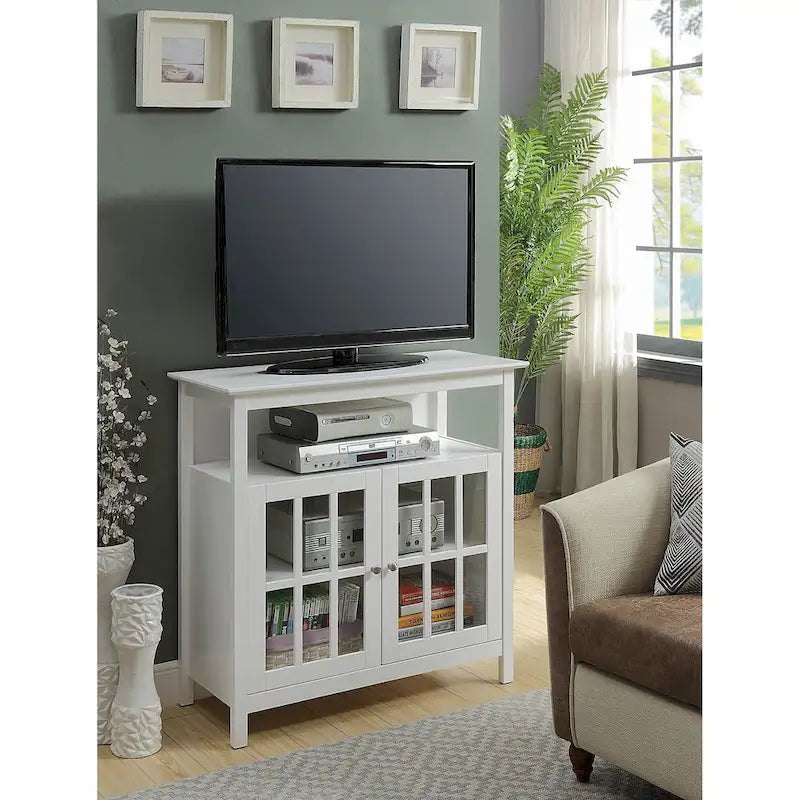 Meuble TV de 101,6 cm avec placards de rangement