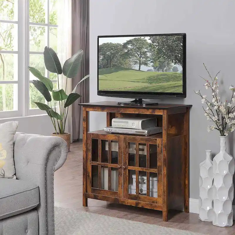 Meuble TV de 101,6 cm avec placards de rangement