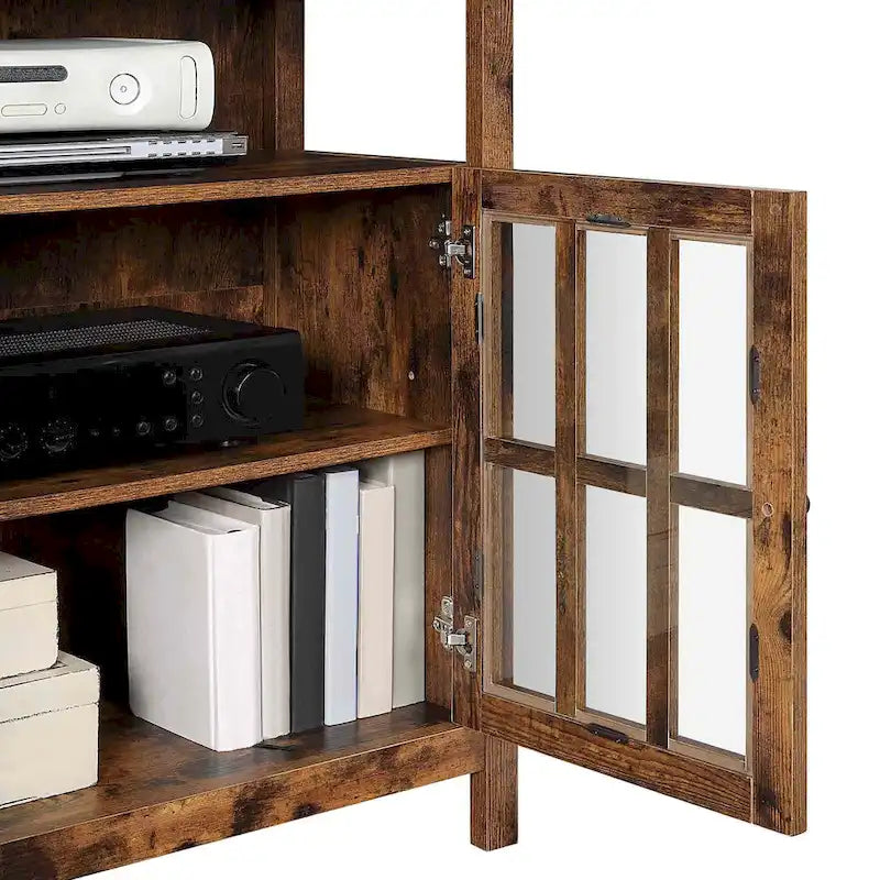 Meuble TV de 101,6 cm avec placards de rangement