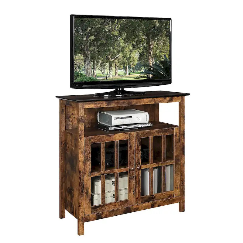 Meuble TV de 101,6 cm avec placards de rangement