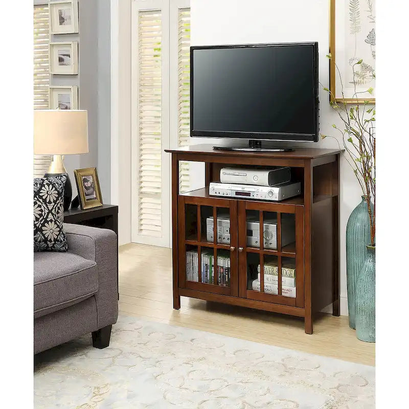 Meuble TV de 101,6 cm avec placards de rangement
