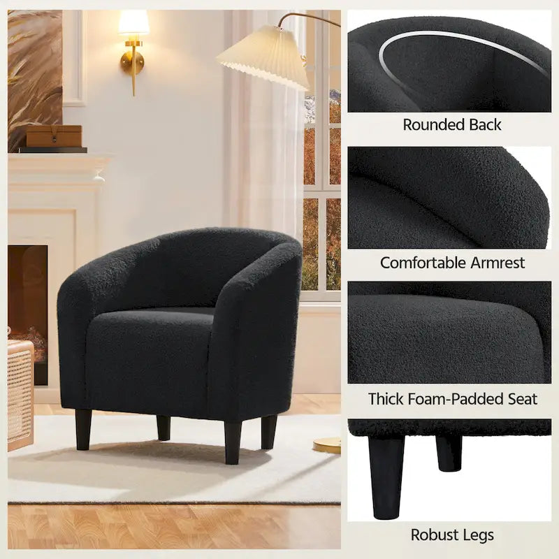 Fauteuil Club Fauteuil crapaud Fauteuil d'appoint rembourré