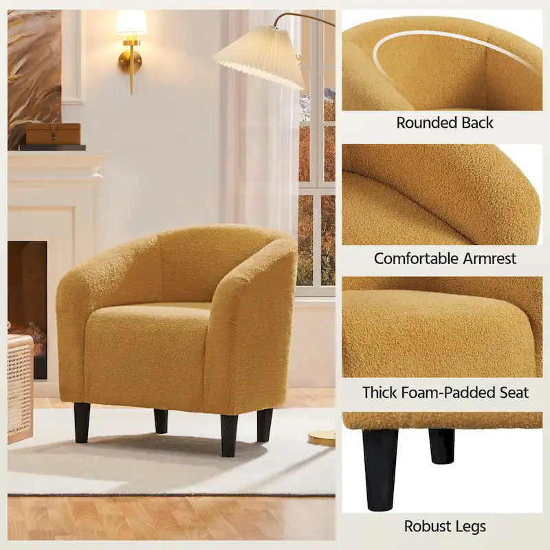 Fauteuil Club Fauteuil crapaud Fauteuil d'appoint rembourré