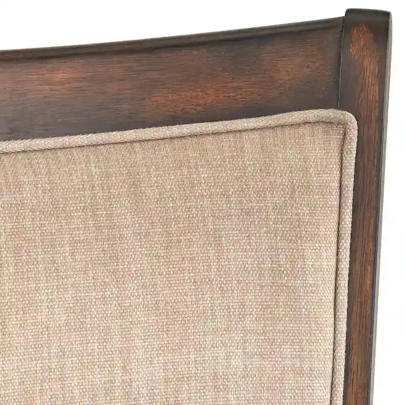Tabouret de bar pivotant de 61 cm, hauteur comptoir, style campagnard français