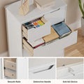 37  Tall Modern 5 Drawer Chest of Drawers Dresser Organizer, Vertical Clothes Storage Hanging Cabinet for Hallway, Bedroom