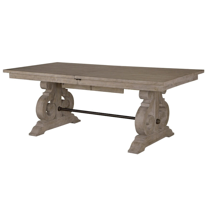 La table de salle à manger gris colombe - gris colombe