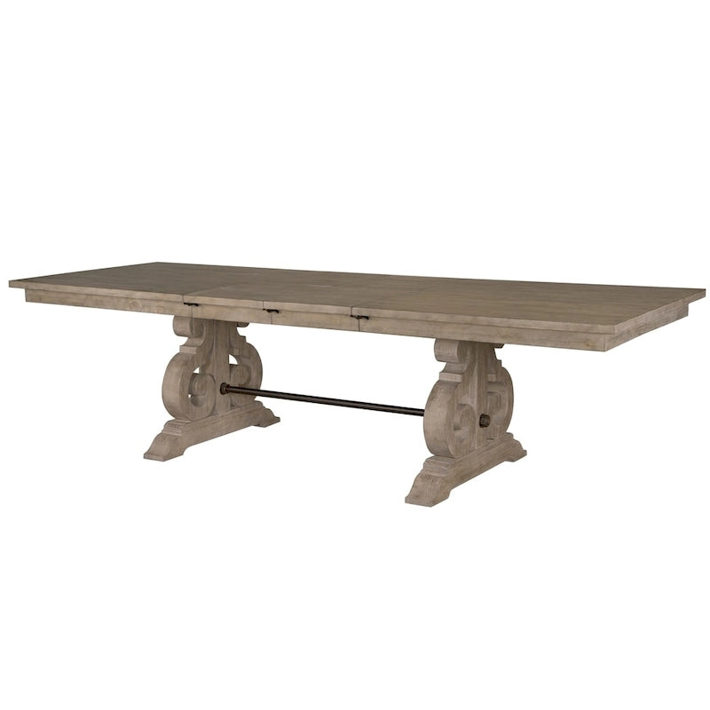 La table de salle à manger gris colombe - gris colombe