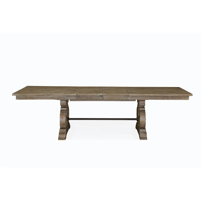 La table de salle à manger gris colombe - gris colombe