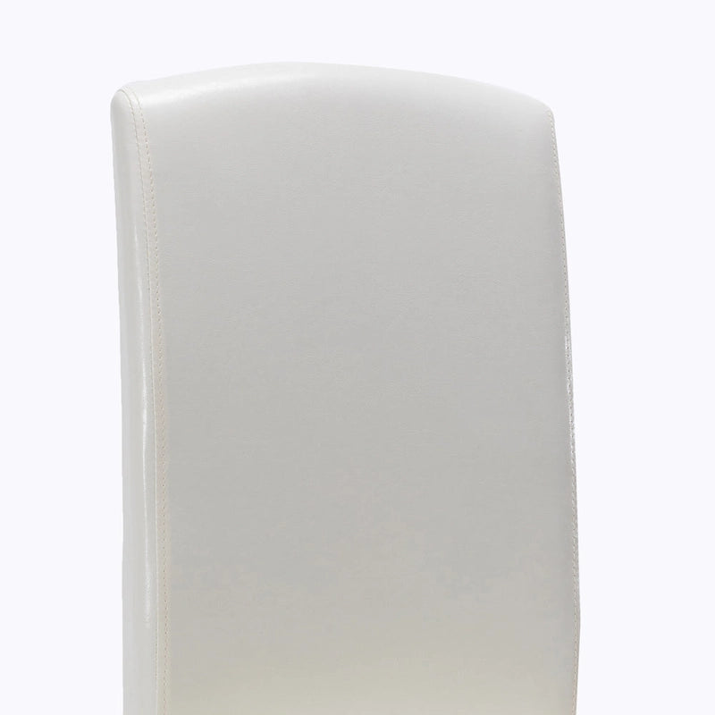 Chaise de salle à manger moderne en similicuir, 2 pièces
