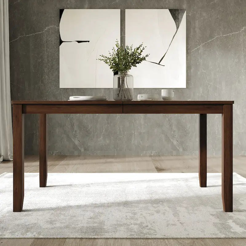 Table à manger en bois intemporelle et minimaliste - N/A