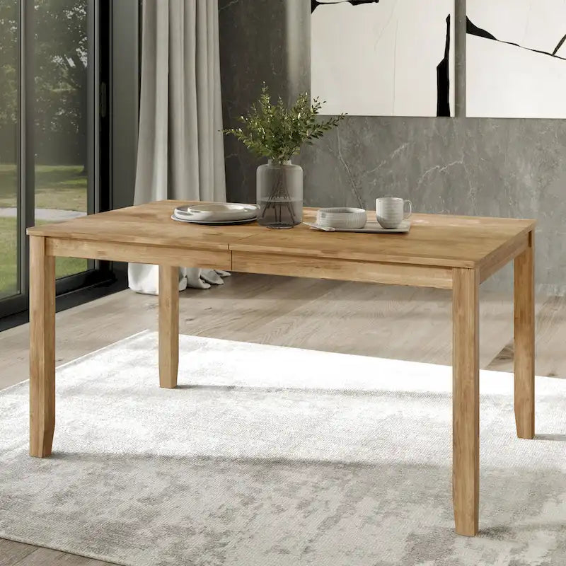 Table à manger en bois intemporelle et minimaliste - N/A