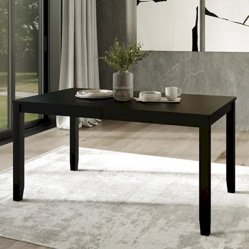 Table à manger en bois intemporelle et minimaliste - N/A
