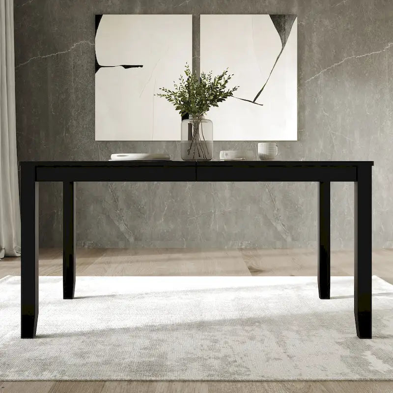 Table à manger en bois intemporelle et minimaliste - N/A