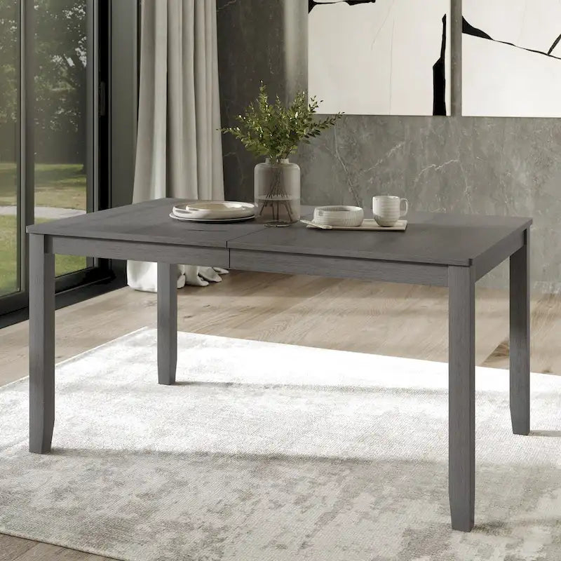 Table à manger en bois intemporelle et minimaliste - N/A