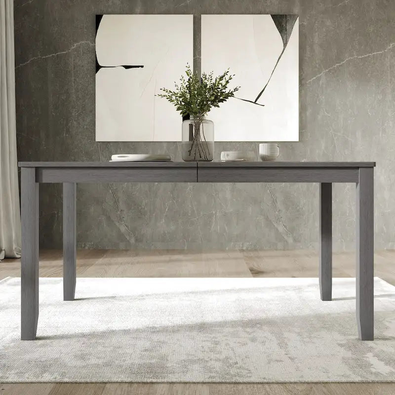 Table à manger en bois intemporelle et minimaliste - N/A