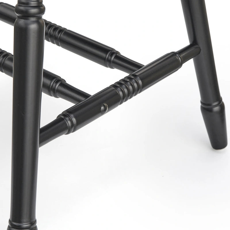 Chaises de salle à manger à barreaux en bois massif (Lot de 2)