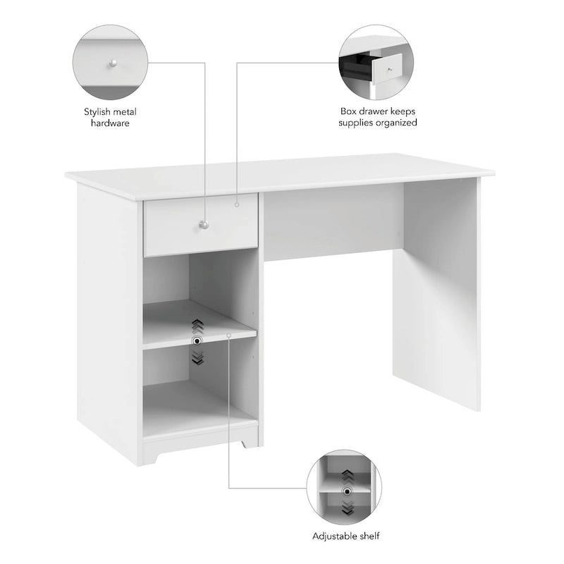 Bureau informatique Cabot 48W avec rangement par Bush Business Furniture