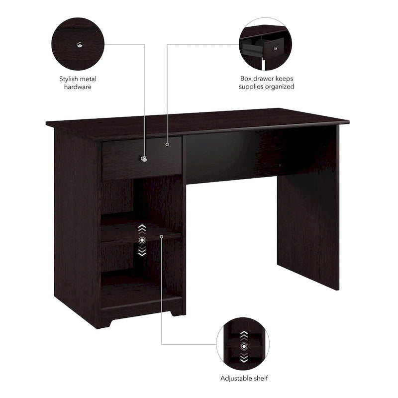 Bureau informatique Cabot 48W avec rangement par Bush Business Furniture