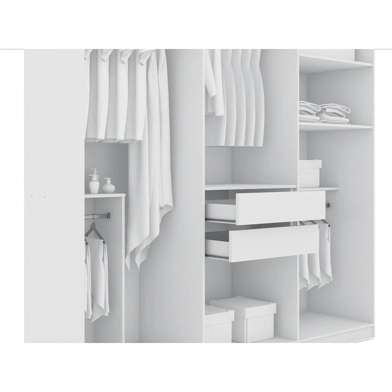 Armoire-penderie autoportante moderne Gramercy