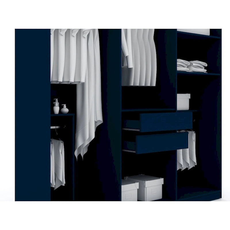 Armoire-penderie autoportante moderne Gramercy