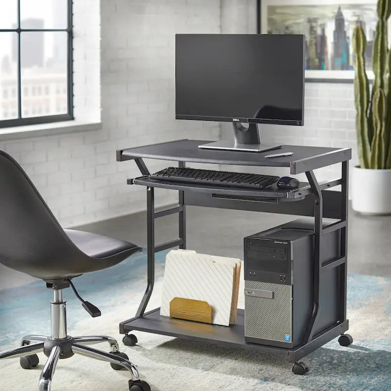 Bureau informatique roulant