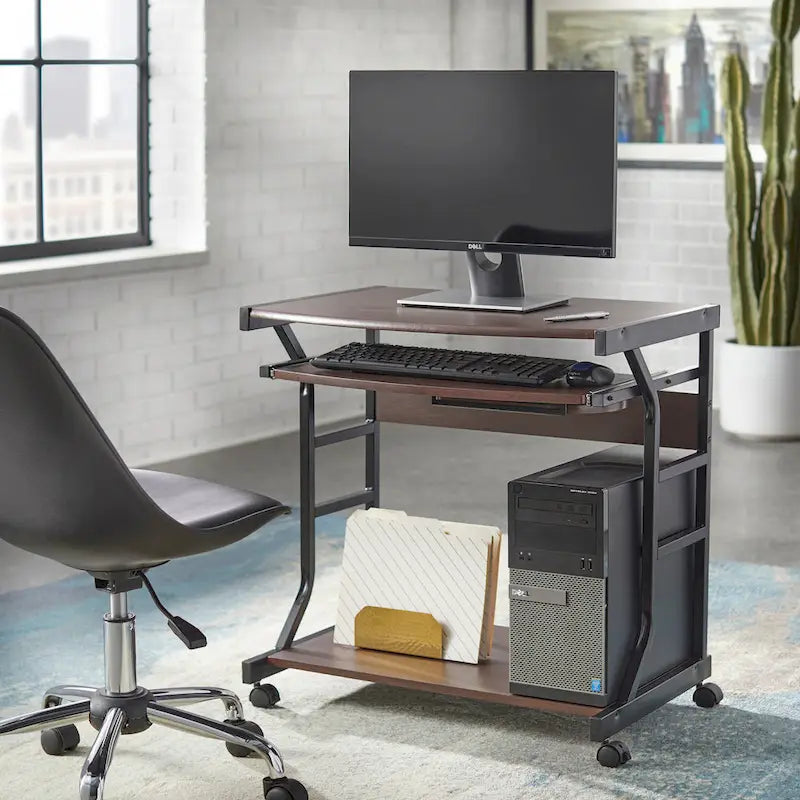 Bureau informatique roulant