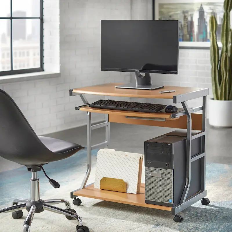 Bureau informatique roulant