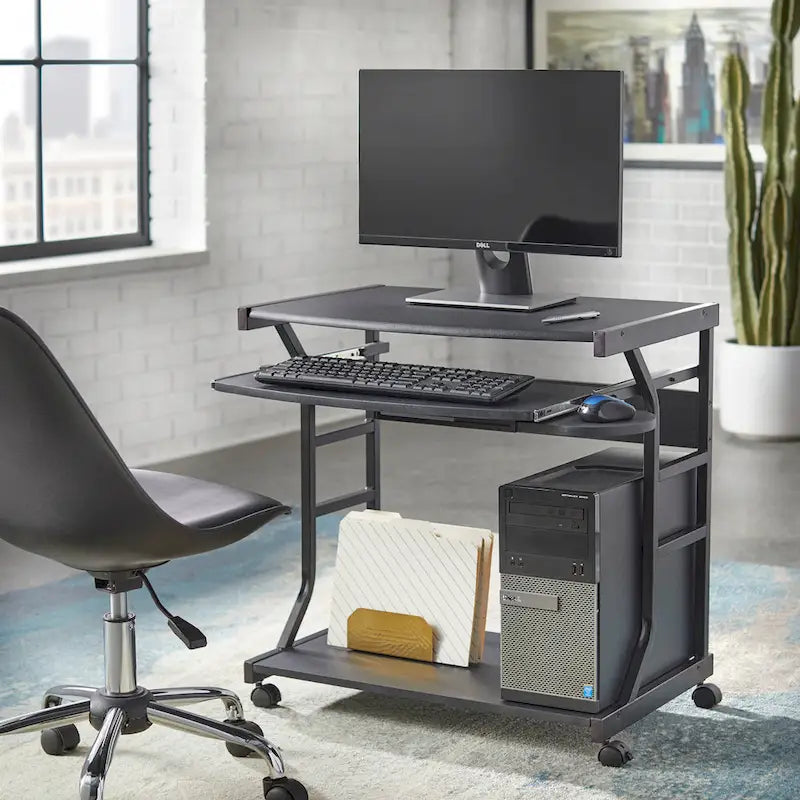 Bureau informatique roulant
