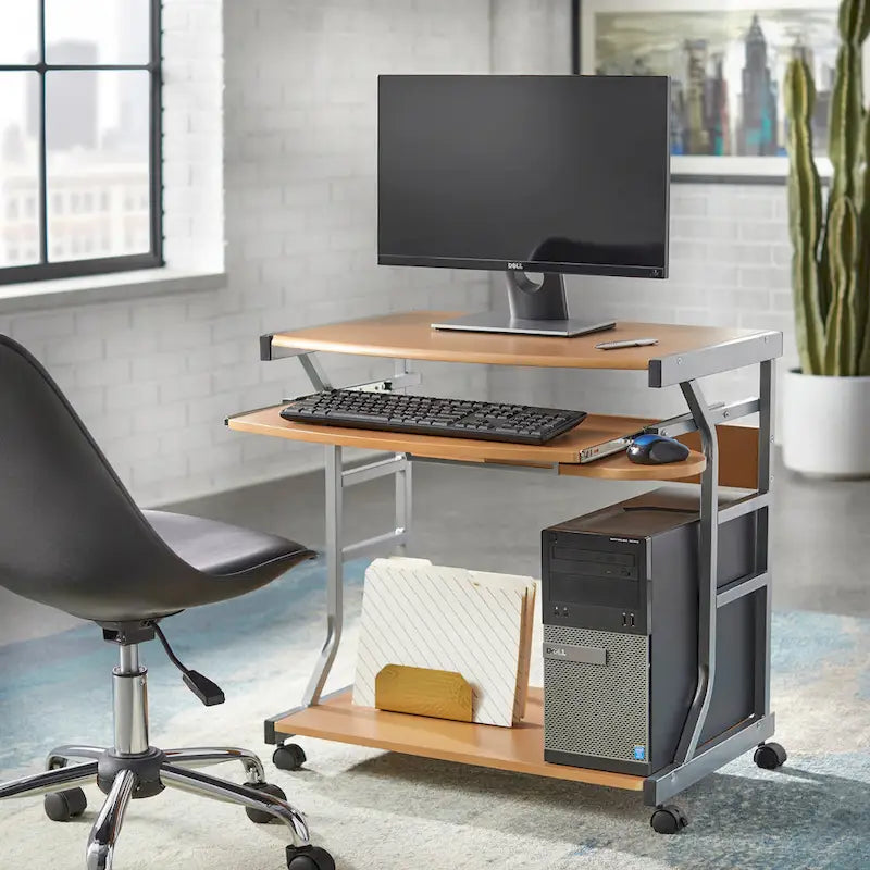 Bureau informatique roulant