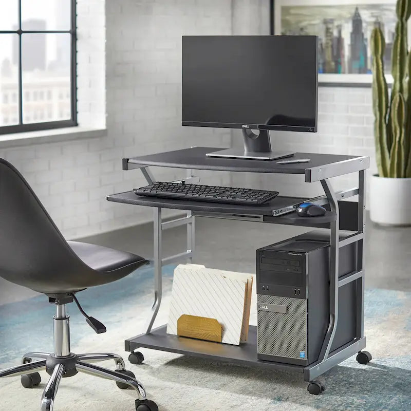 Bureau informatique roulant