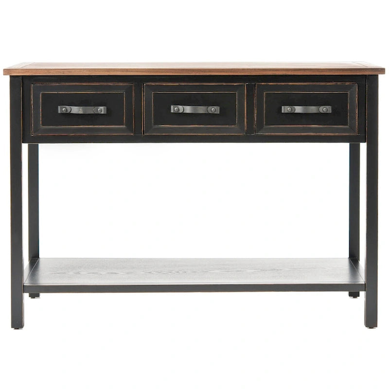 Console noyer noir - 42Wx15Dx30H
