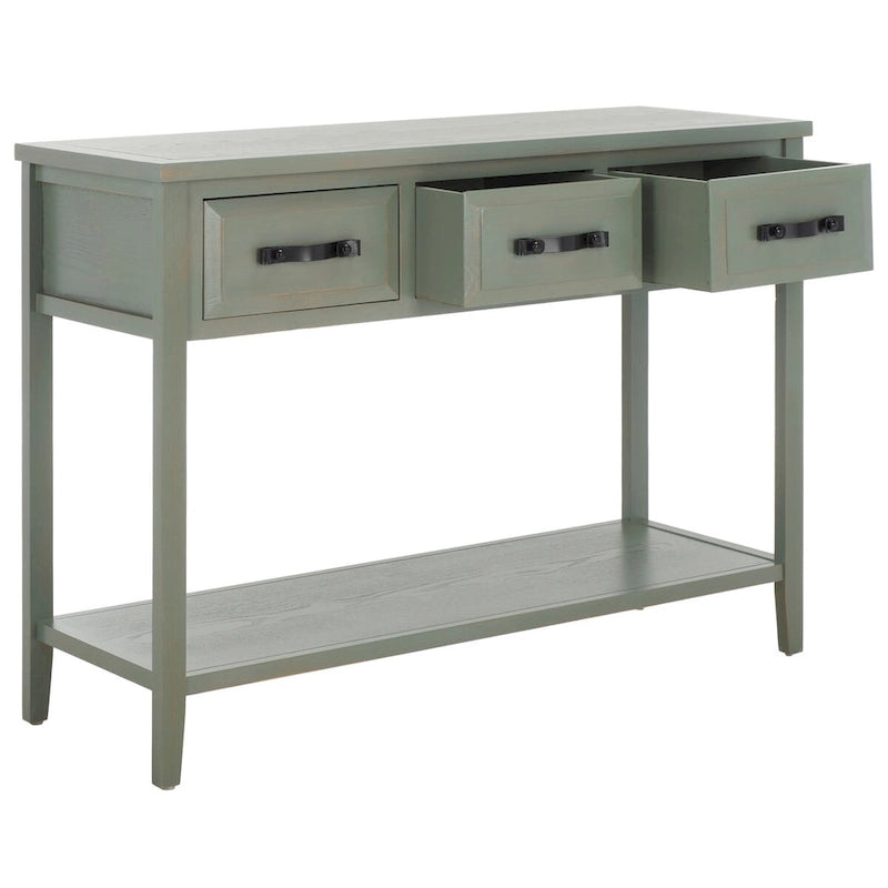 Console noyer noir - 42Wx15Dx30H