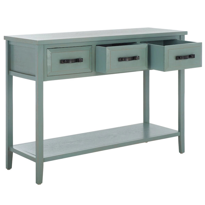 Console noyer noir - 42Wx15Dx30H