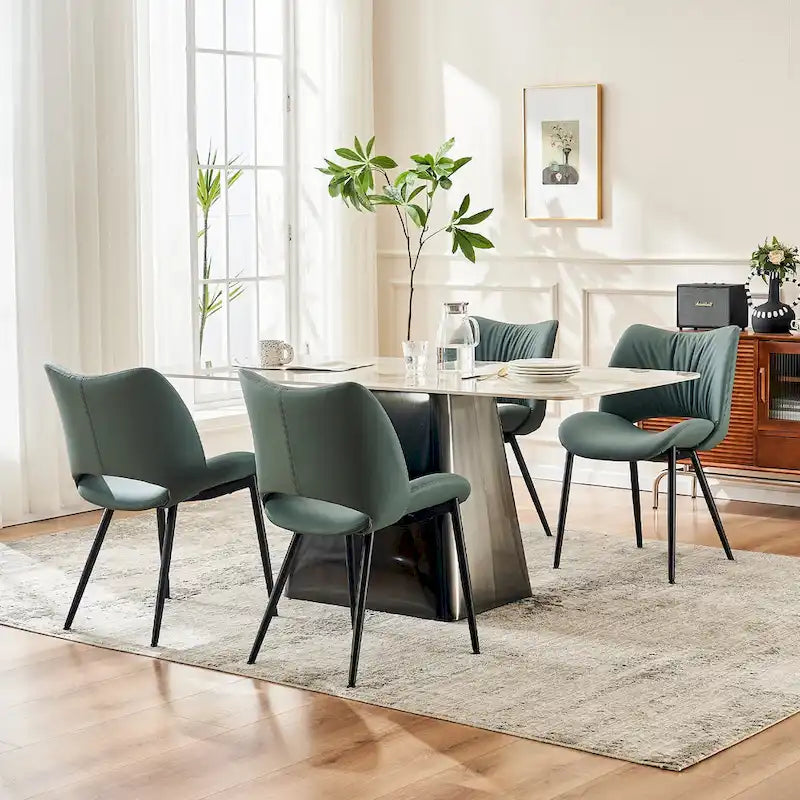 Chaises de cuisine modernes pour salle à manger, lot de 2, supportent jusqu'à 136 kg