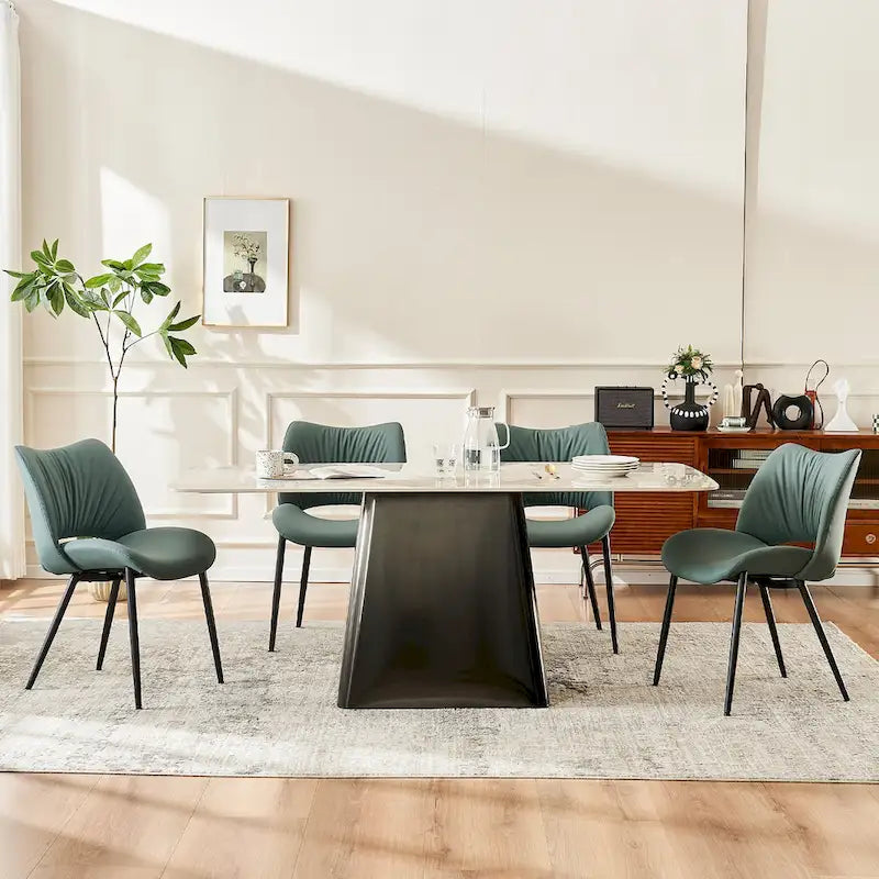 Chaises de cuisine modernes pour salle à manger, lot de 2, supportent jusqu'à 136 kg