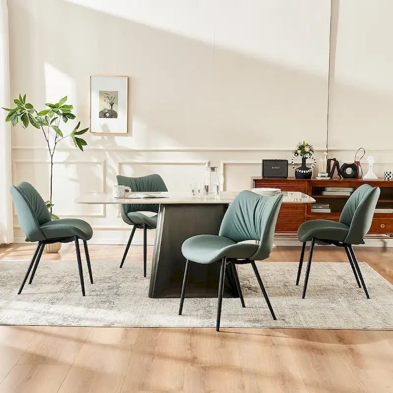 Chaises de cuisine modernes pour salle à manger, lot de 2, supportent jusqu'à 136 kg