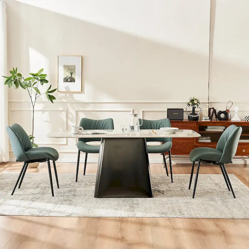 Chaises de cuisine modernes pour salle à manger, lot de 2, supportent jusqu'à 136 kg