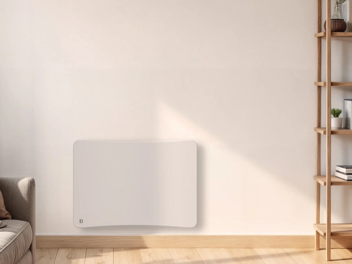 ALMEA - Radiateur double cœur en fonte avec film chauffant et thermostat remplaçable