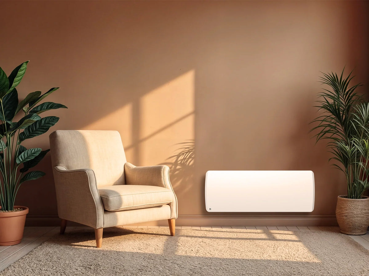 ARIA PLINTHE - Radiateur électrique céramique à faible saillie, à convection naturelle