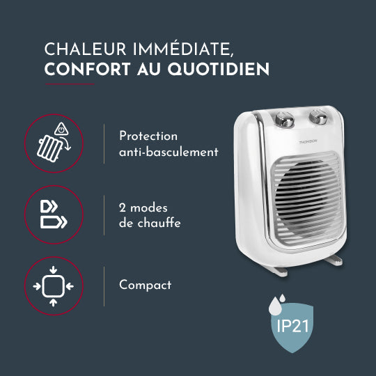 FIFTY - Radiateur soufflant portable
