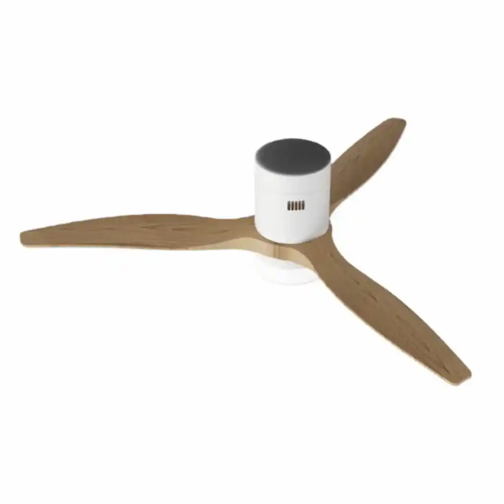 Ventilateur de plafond silencieux, 132 cm, moteur de 38 W avec éclairage LED intégré