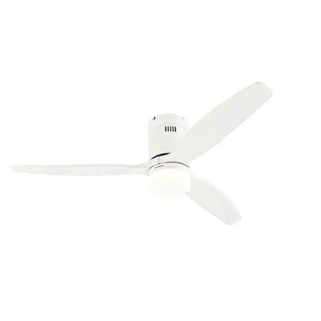 Ventilateur de plafond silencieux, 132 cm, moteur de 38 W avec éclairage LED intégré