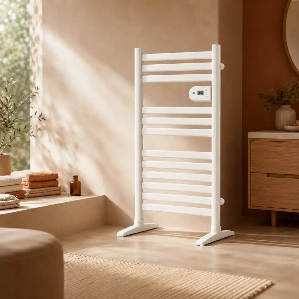 SORIA - Chauffe-serviettes intelligent sur pied sec-thermique