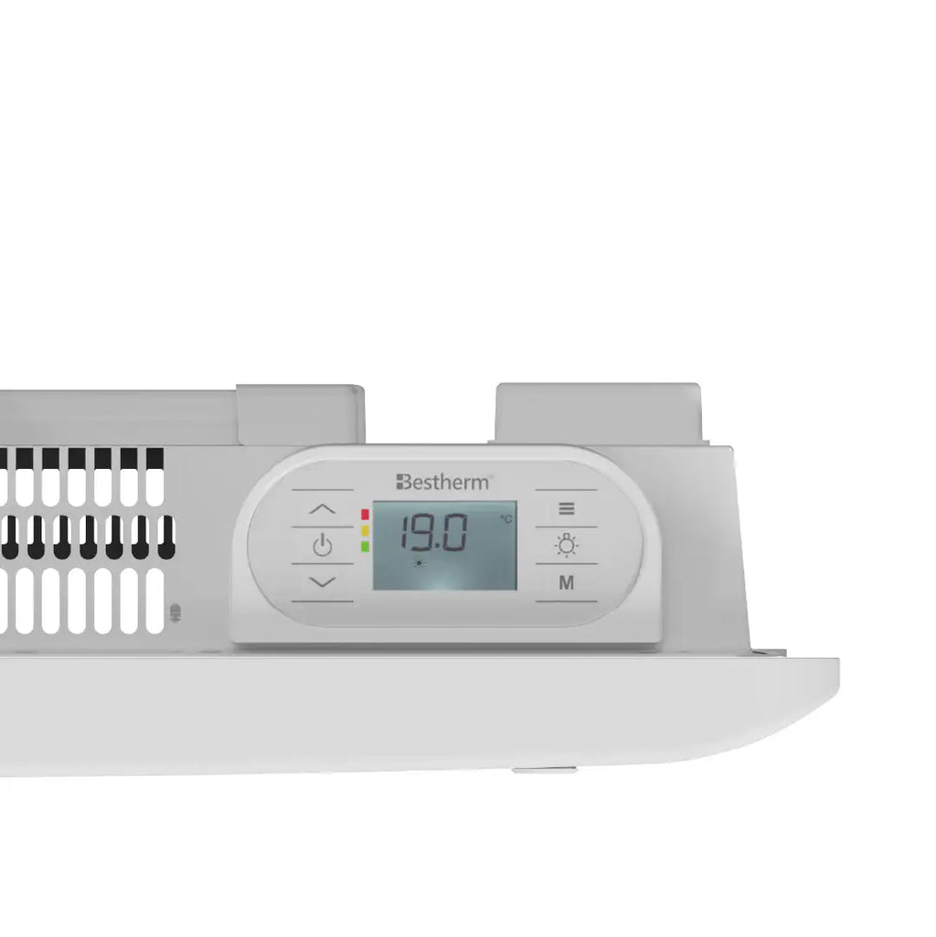 STELLINA - Radiateur électrique à inertie en céramique avec détecteur de présence, thermostat remplaçable et LED intégrées