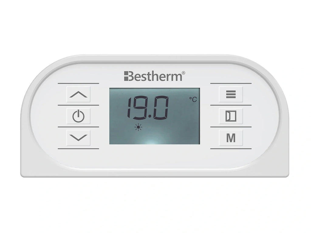 ALMEA - Radiateur double cœur en fonte avec film chauffant et thermostat remplaçable